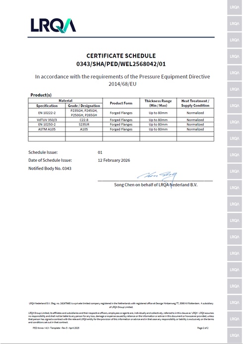 lrqa certificate schedule 0343 sha ped wel2568042 01