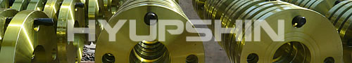 Jinan Hyupshin Flanges Co., Ltd, steel flanges golden yellow coating