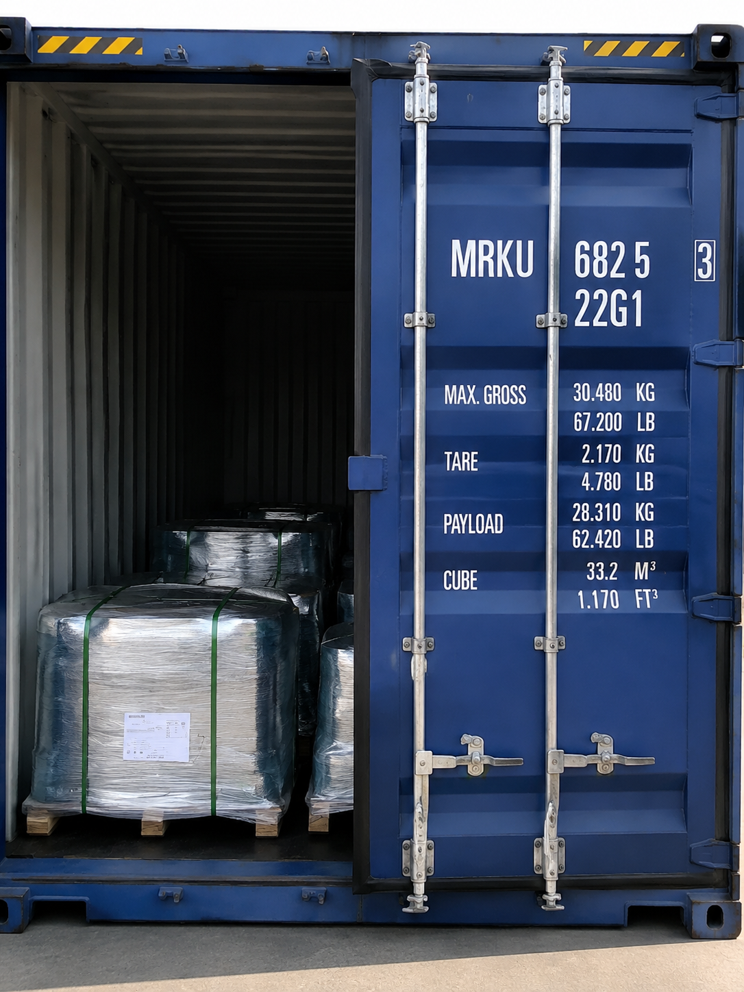 Flange packing and loading