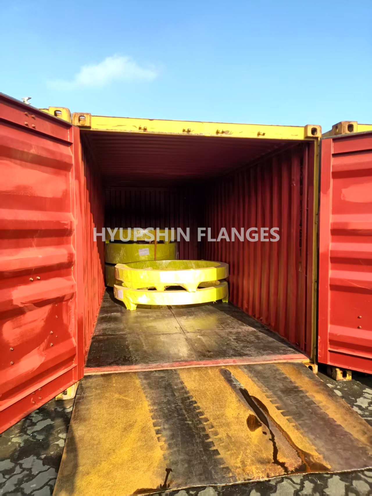 Flanges shipment on July 15, 2026