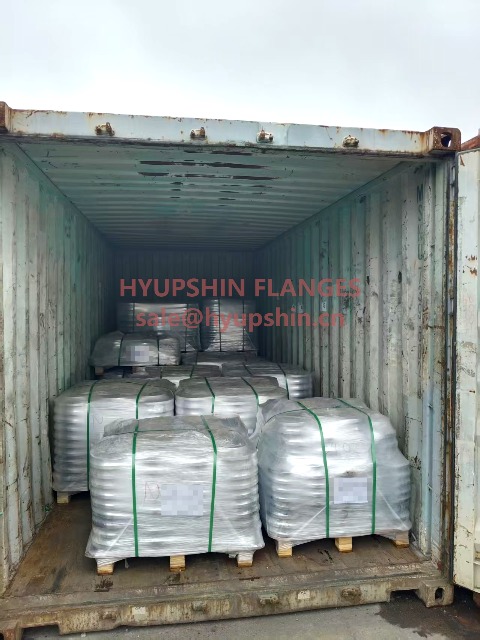 Flanges shipment on August 8, 2026