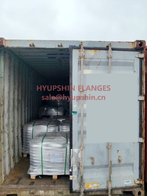 Flanges shipment on August 8, 2026