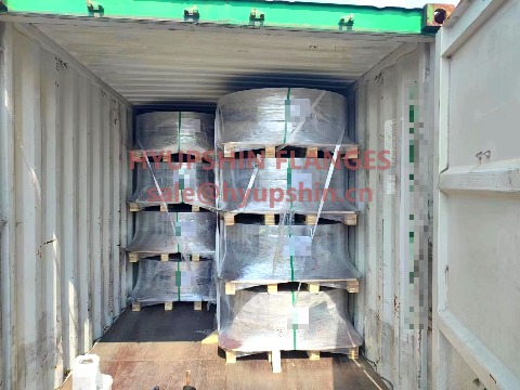 Flanges shipment on August 27, 2026