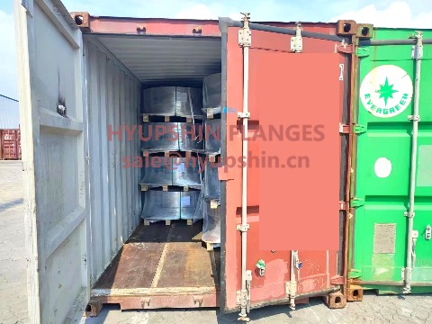 Flanges shipment on August 31, 2026