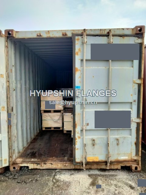 Flanges shipment on September 21, 2026